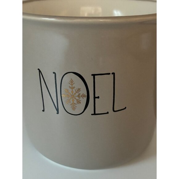 Sleigh Bell Bistro Noel Coffee Mug Coffee Tea Hot Choclate Ceramic Taupe Gray 12 - Picture 2 of 6